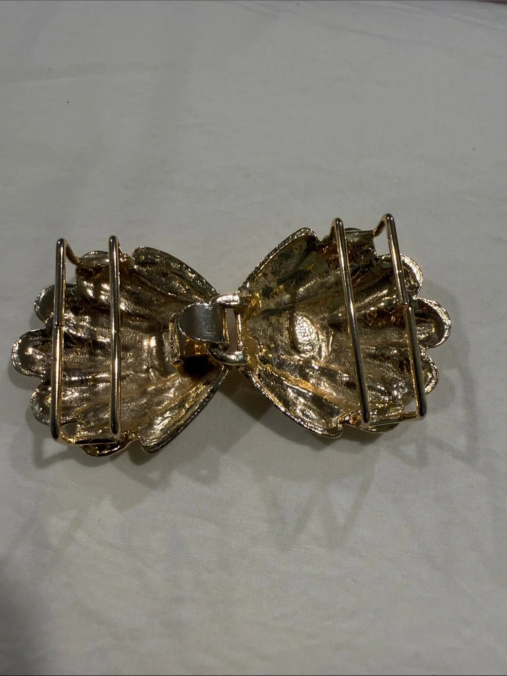 Gold Sculpted Sea Shells -Style Belt Buckle - Women's Accessory